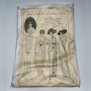 Vintage Victorian 2 sides Page from Ladies Home Journal